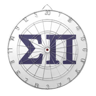Sigma Pi Fraternity Greek Letters Logo Dart Board