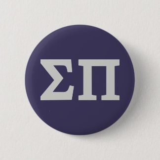 Sigma Pi Fraternity Greek Letters Logo Design Button