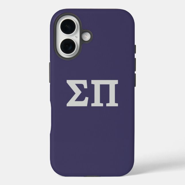 Sigma Pi Fraternity Greek Letters Logo Design Case-Mate iPhone Case (Back)