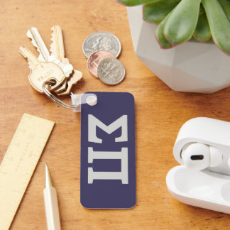 Sigma Pi Fraternity Greek Letters Logo Design Keychain