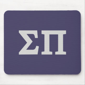Sigma Pi Fraternity Greek Letters Logo Design Mouse Pad