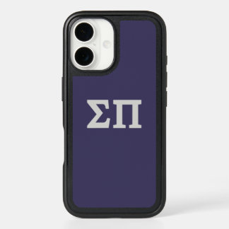 Sigma Pi Fraternity Greek Letters Logo Design iPhone 16 Case