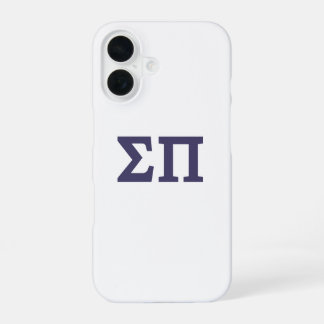 Sigma Pi Fraternity Greek Letters Logo iPhone 16 Case