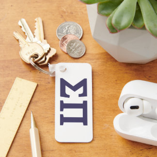Sigma Pi Fraternity Greek Letters Logo Keychain