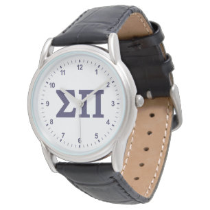 Sigma Pi Fraternity Greek Letters Logo Watch
