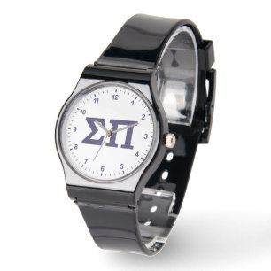 Sigma Pi Fraternity Greek Letters Logo Watch