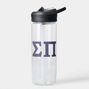 Sigma Pi Fraternity Greek Letters Logo Water Bottle