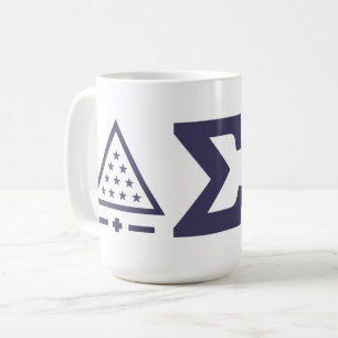 Sigma Pi Fraternity Greek Letters Star Triangle Coffee Mug