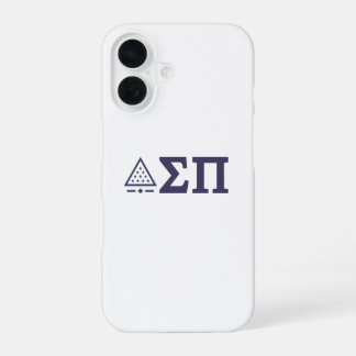 Sigma Pi Fraternity Greek Letters Star Triangle iPhone 16 Case