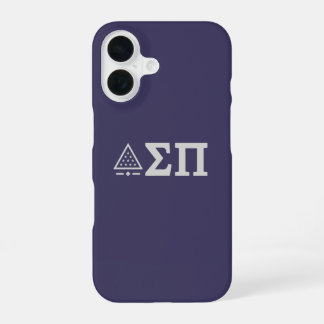 Sigma Pi Fraternity Greek Letters Star Triangle iPhone 16 Case