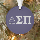 Sigma Pi Fraternity Greek Letters Star Triangle