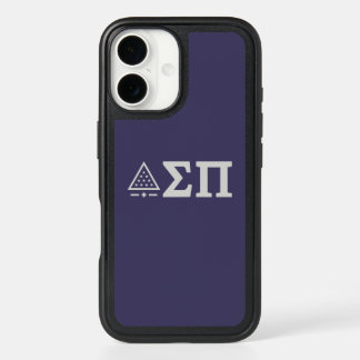 Sigma Pi Fraternity Greek Letters Star Triangle iPhone 16 Case