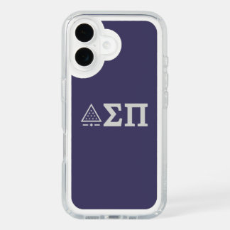 Sigma Pi Fraternity Greek Letters Star Triangle iPhone 16 Case