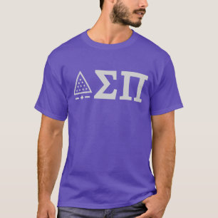Sigma Pi Fraternity Greek Letters Star Triangle T-Shirt