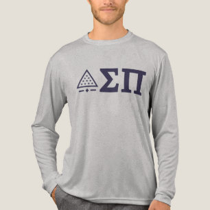 Sigma Pi Fraternity Greek Letters Star Triangle Tri-Blend Shirt