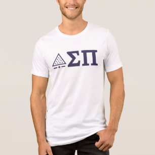 Sigma Pi Fraternity Greek Letters Star Triangle Tri-Blend Shirt