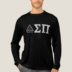 Sigma Pi Fraternity Greek Letters Star Triangle Tri-Blend Shirt
