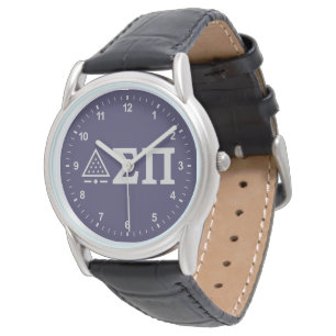 Sigma Pi Fraternity Greek Letters Star Triangle Watch
