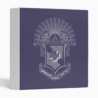 Sigma Pi Fraternity Official Coat of Arms 3 Ring Binder