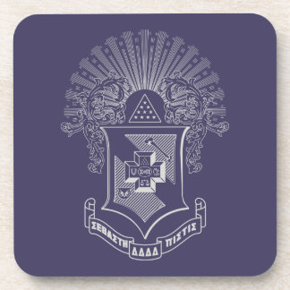 Sigma Pi Fraternity Official Coat of Arms Beverage Coaster