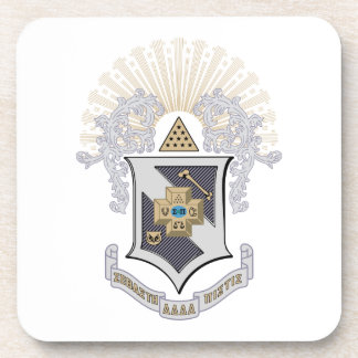 Sigma Pi Fraternity Official Coat of Arms Beverage Coaster