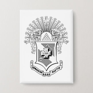 Sigma Pi Fraternity Official Coat of Arms Button