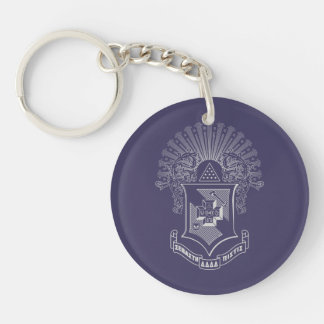 Sigma Pi Fraternity Official Coat of Arms Keychain
