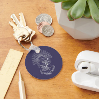 Sigma Pi Fraternity Official Coat of Arms Keychain