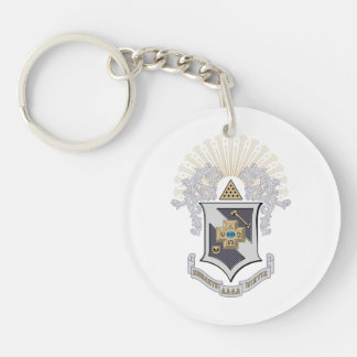 Sigma Pi Fraternity Official Coat of Arms Keychain