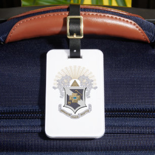 Sigma Pi Fraternity Official Coat of Arms Luggage Tag