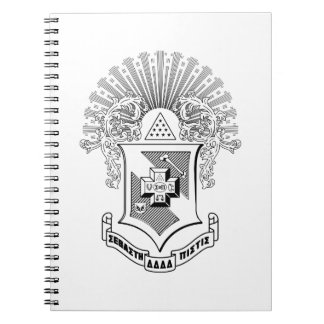 Sigma Pi Fraternity Official Coat of Arms Notebook