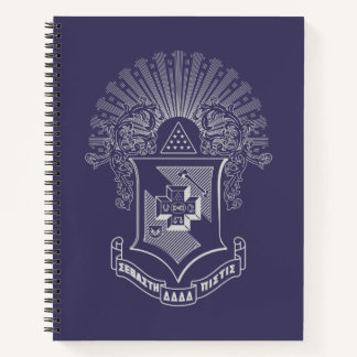 Sigma Pi Fraternity Official Coat of Arms Notebook
