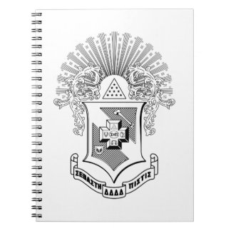 Sigma Pi Fraternity Official Coat of Arms Notebook