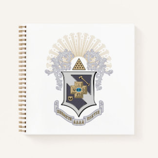 Sigma Pi Fraternity Official Coat of Arms Notebook
