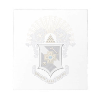 Sigma Pi Fraternity Official Coat of Arms Notepad
