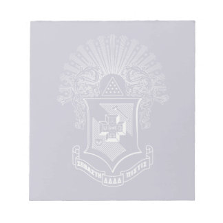 Sigma Pi Fraternity Official Coat of Arms Notepad