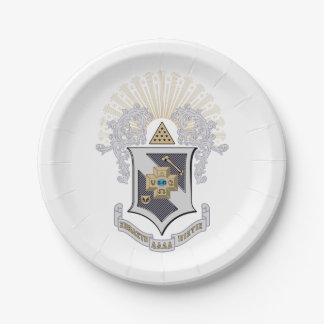 Sigma Pi Fraternity Official Coat of Arms Paper Plates
