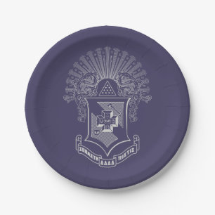 Sigma Pi Fraternity Official Coat of Arms Paper Plates