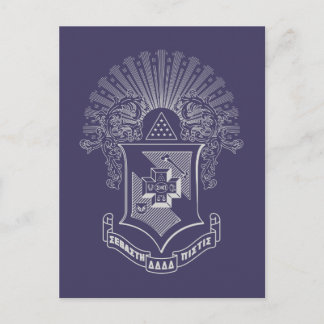 Sigma Pi Fraternity Official Coat of Arms Postcard