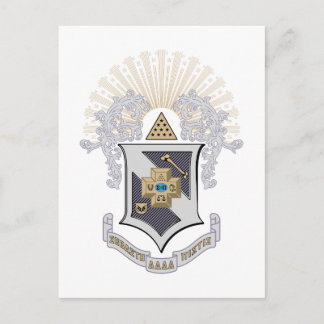 Sigma Pi Fraternity Official Coat of Arms Postcard