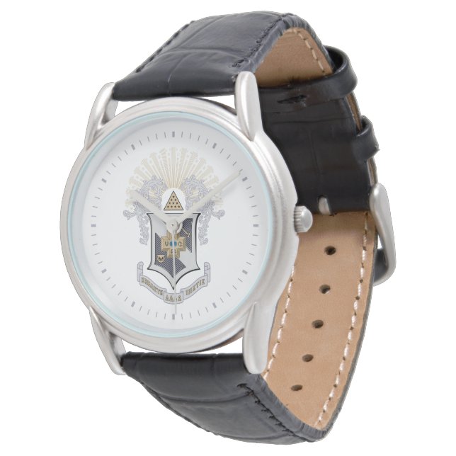 Sigma Pi Fraternity Official Coat of Arms Watch (Angled)