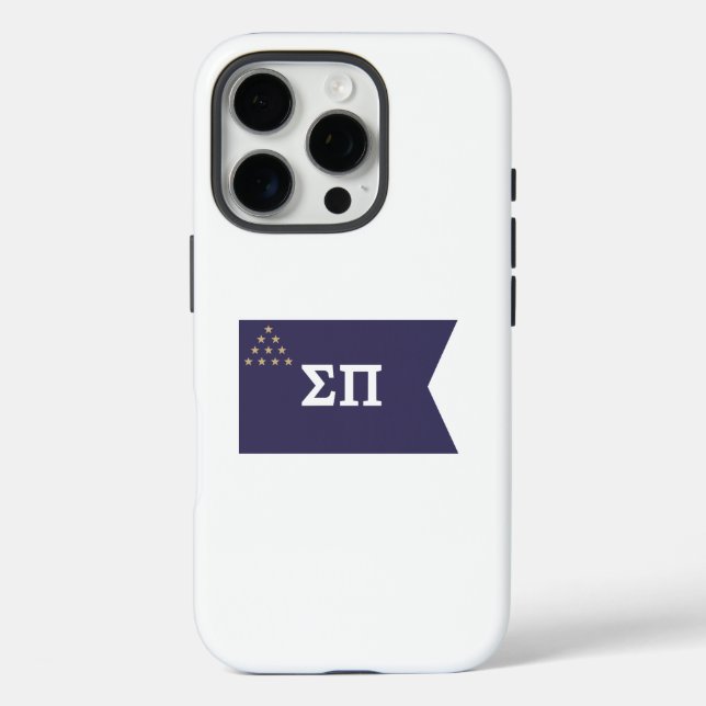 Sigma Pi Fraternity Official Flag Case-Mate iPhone Case (Back)