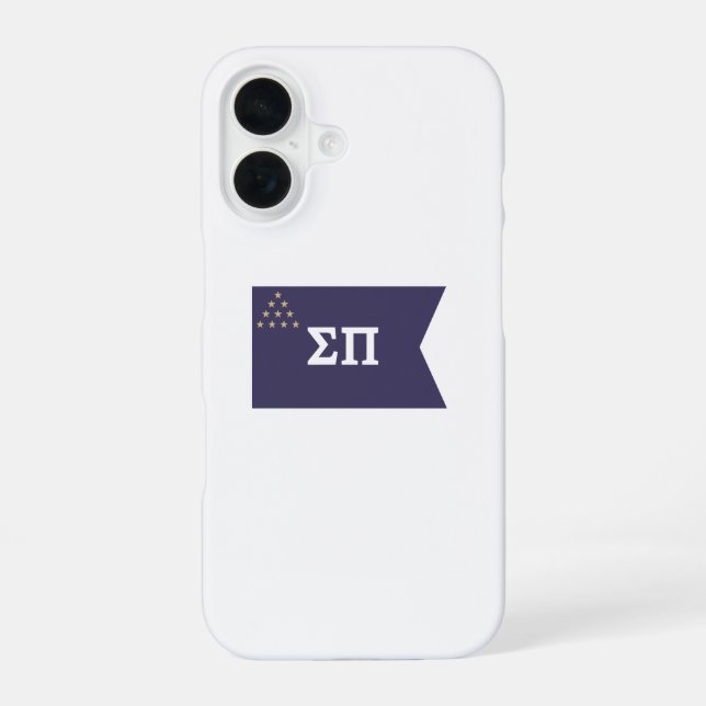 Sigma Pi Fraternity Official Flag iPhone Case (Back)
