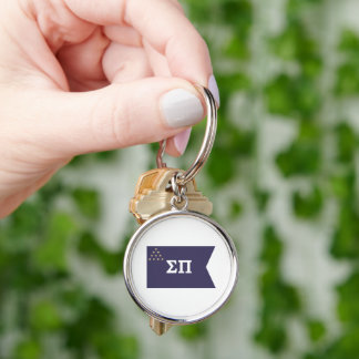 Sigma Pi Fraternity Official Flag Keychain
