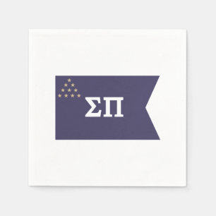 Sigma Pi Fraternity Official Flag Napkins