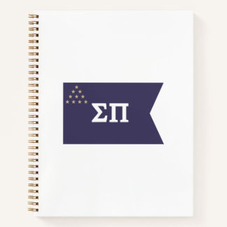 Sigma Pi Fraternity Official Flag Notebook