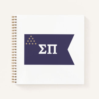 Sigma Pi Fraternity Official Flag Notebook