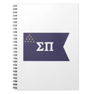 Sigma Pi Fraternity Official Flag Notebook