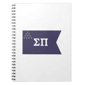 Sigma Pi Fraternity Official Flag Notebook