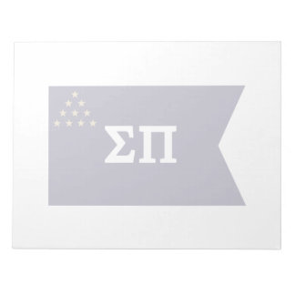 Sigma Pi Fraternity Official Flag Notepad